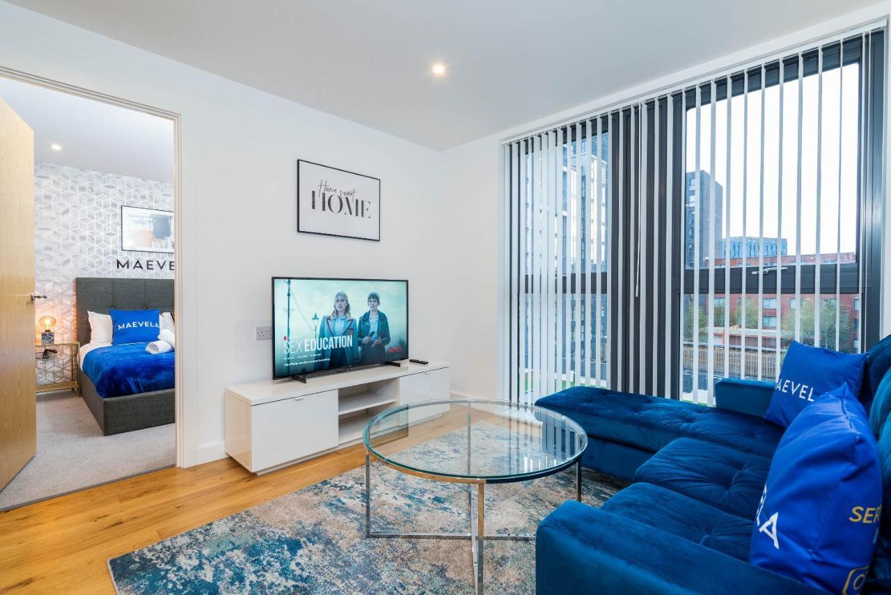 Maevela Apartments - Luxury Broad St Apartment - 2 Bed, 2 Bath - City Centre/Cube/Mailbox - With Underground Parking ✓- L Shape Sofa, Large 50 Inch Smart Tv With Free Netflix & Wifi Birmingham Esterno foto